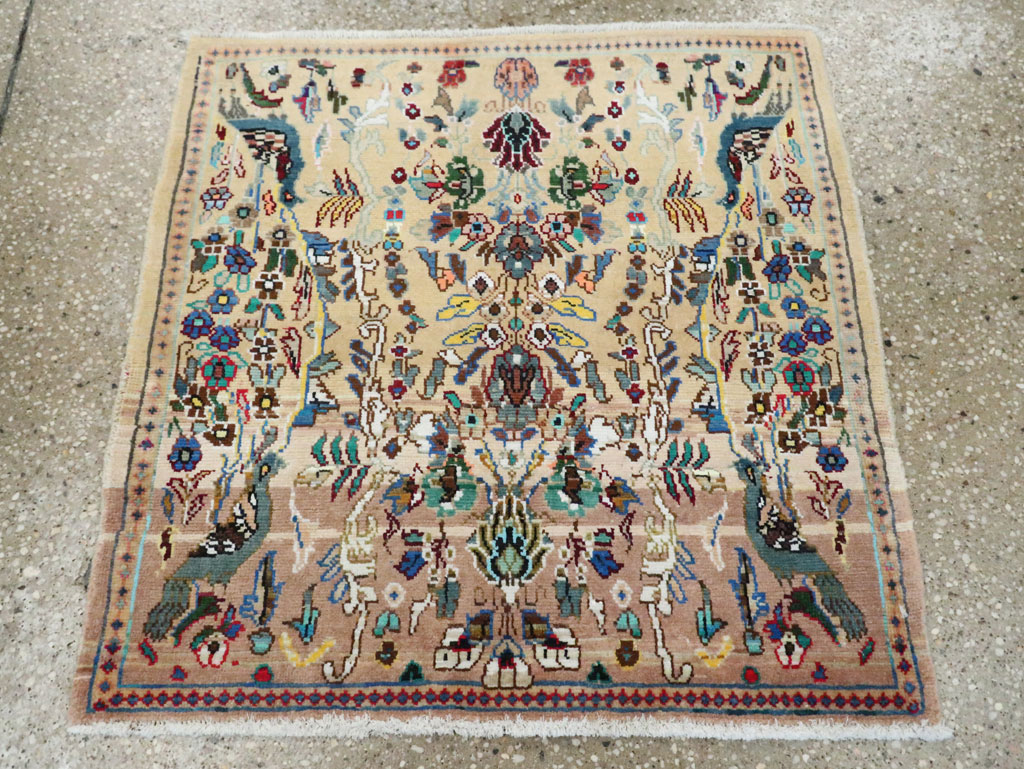 Vintage Persian Tabriz Rug, No.27361 - Gsblank