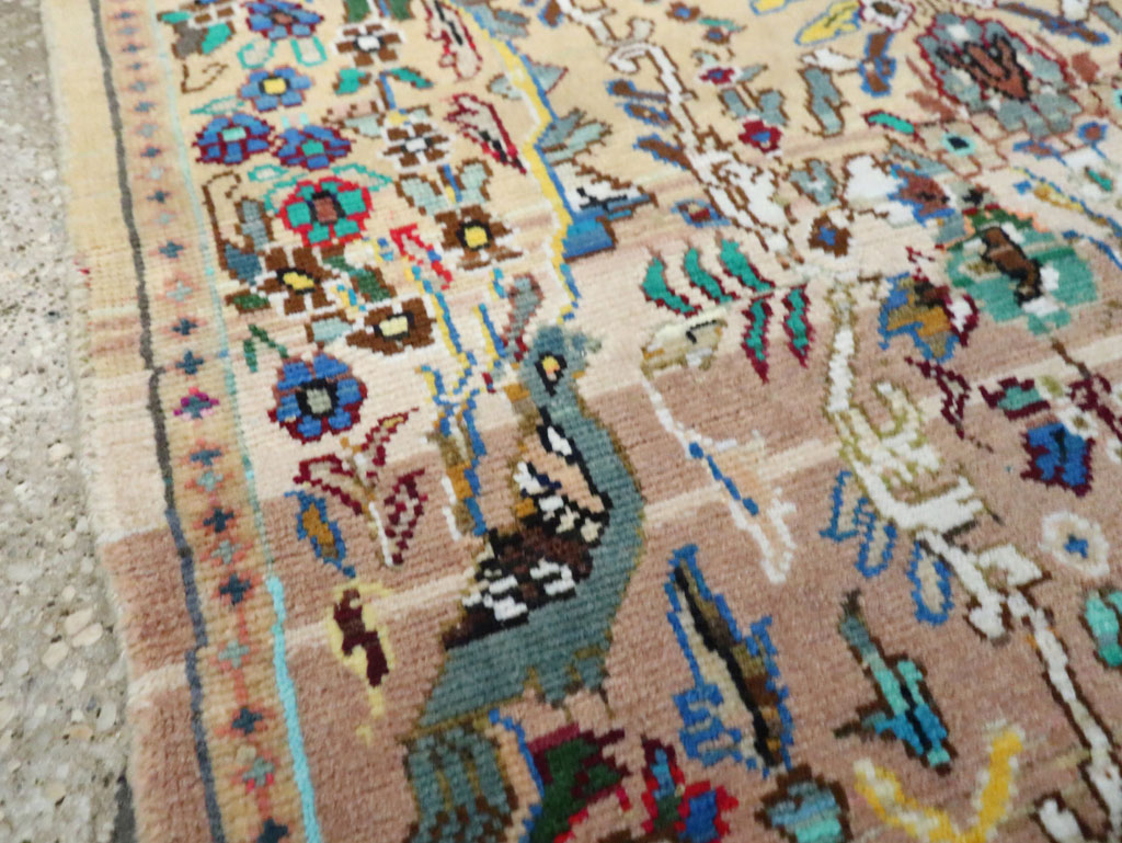 Vintage Persian Tabriz Rug, No.27361 - Gsblank