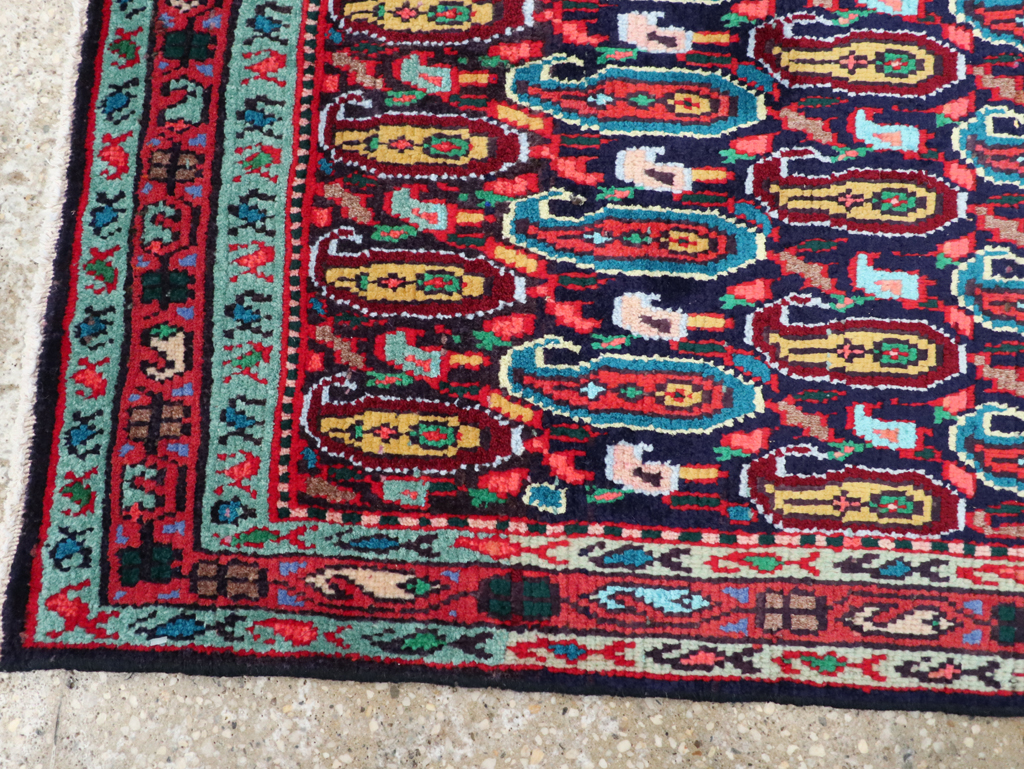 Vintage Persian Hamadan Rug, No.27365 - Gsblank