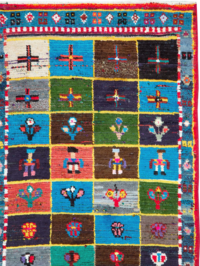 Vintage Persian Malayer Rug, No.27368 - Gsblank