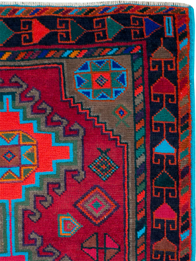 Vintage Persian Hamadan Rug, No.27370 - Gsblank