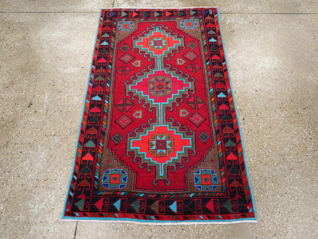 Vintage Persian Hamadan Rug, No.27370 - Gsblank