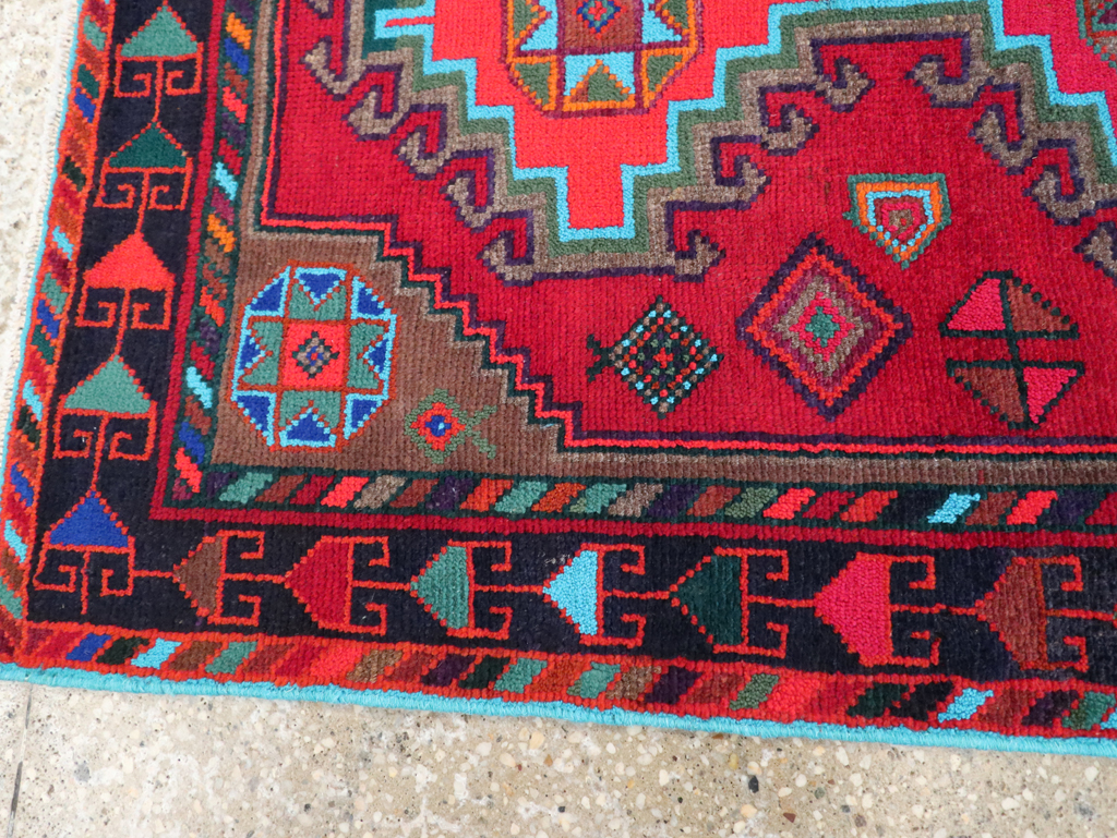 Vintage Persian Hamadan Rug, No.27370 - Gsblank