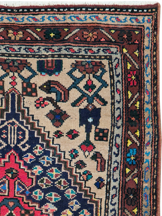 Vintage Persian Hamadan Rug, No.27371 - Gsblank