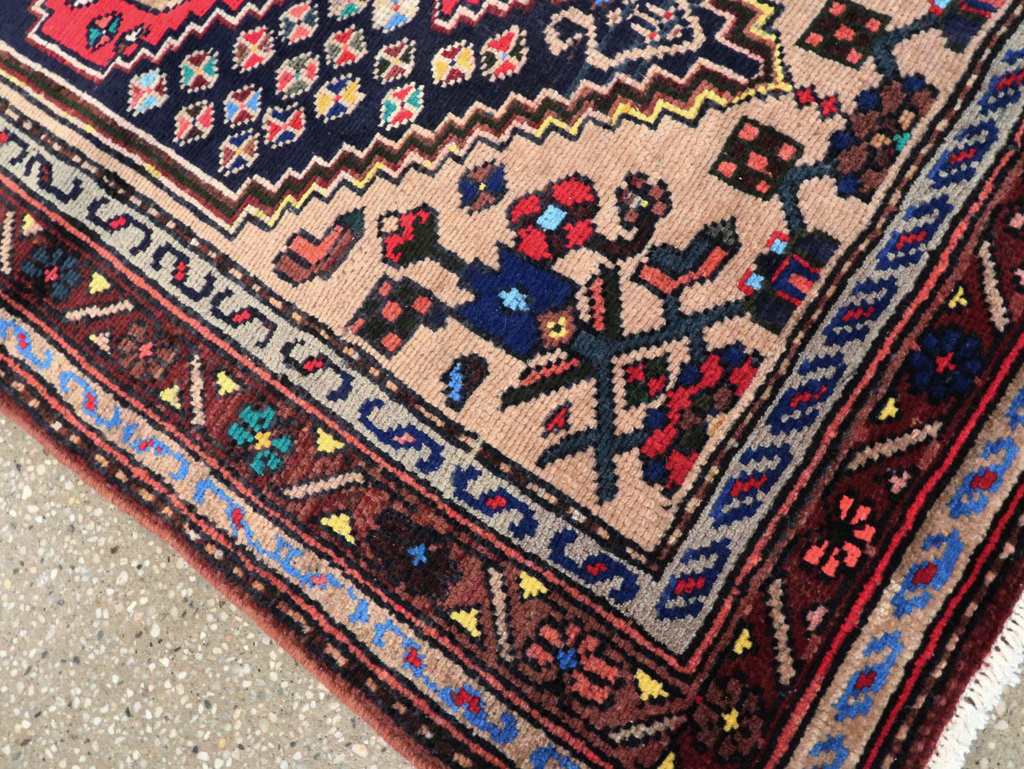 Vintage Persian Hamadan Rug, No.27371 - Gsblank
