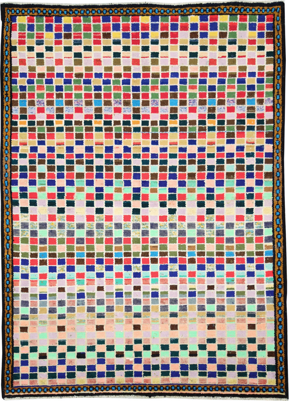 Vintage Persian Mahal Rug, No.27372 - Gsblank