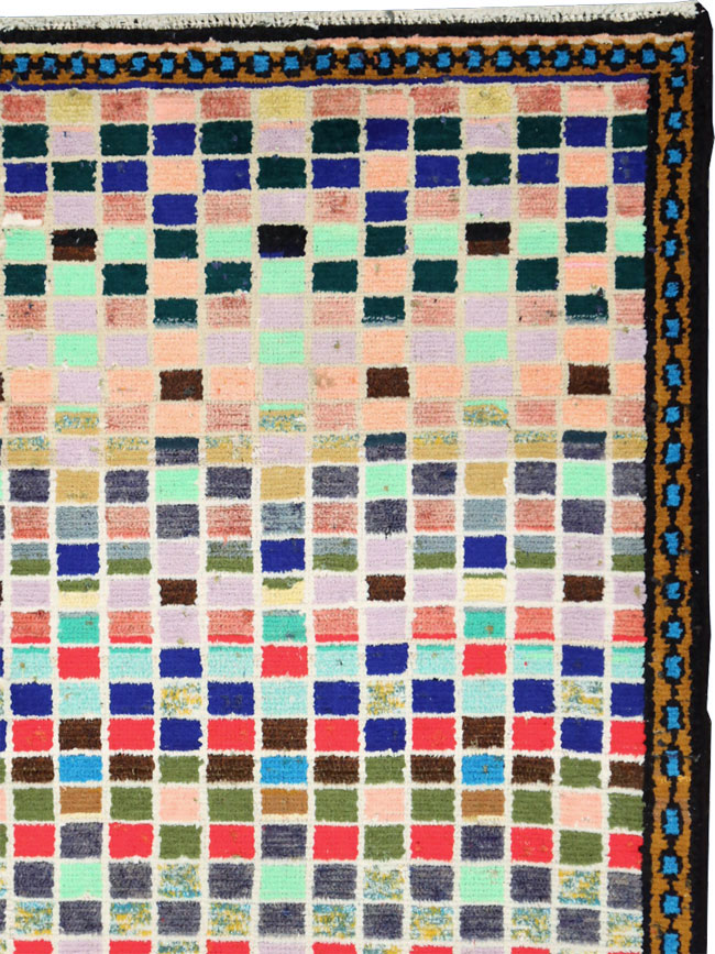 Vintage Persian Mahal Rug, No.27372 - Gsblank