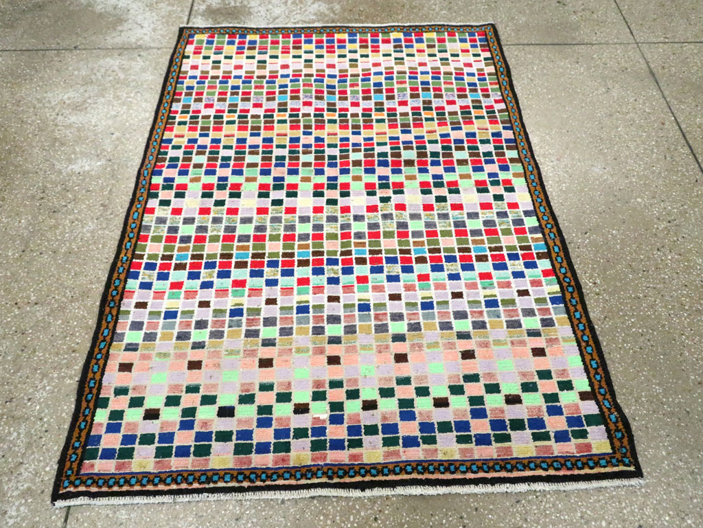 Vintage Persian Mahal Rug, No.27372 - Gsblank