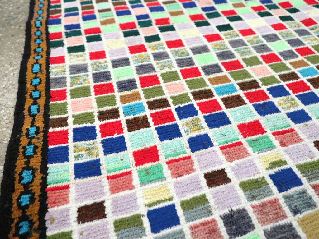 Vintage Persian Mahal Rug, No.27372 - Gsblank