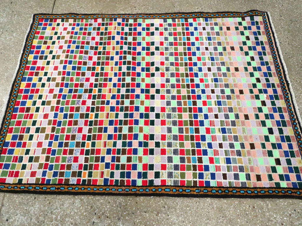 Vintage Persian Mahal Rug, No.27372 - Gsblank