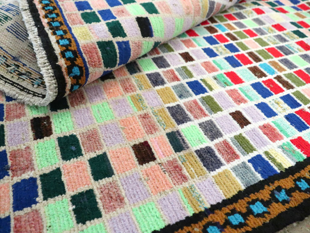 Vintage Persian Mahal Rug, No.27372 - Gsblank