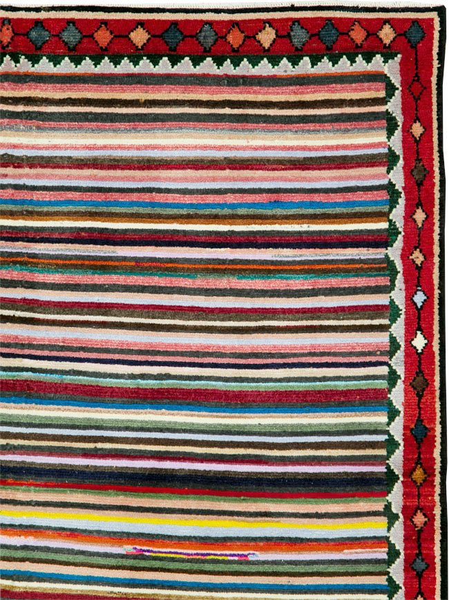 Vintage Persian Hamadan Rug, No.27374 - Gsblank