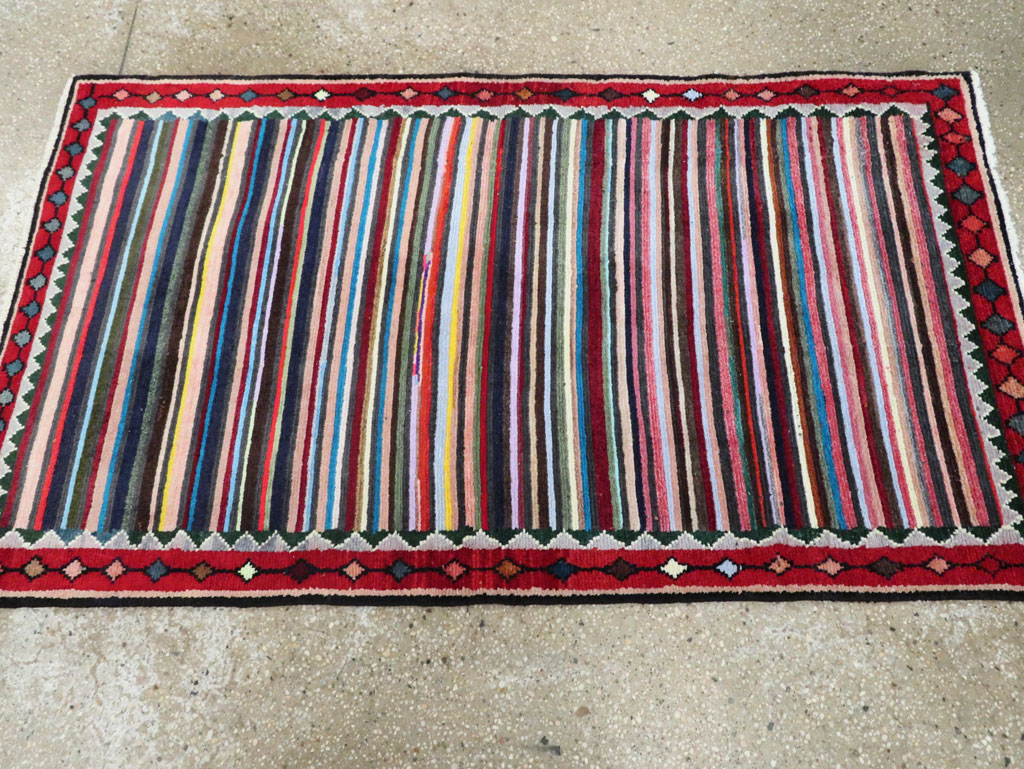 Vintage Persian Hamadan Rug, No.27374 - Gsblank