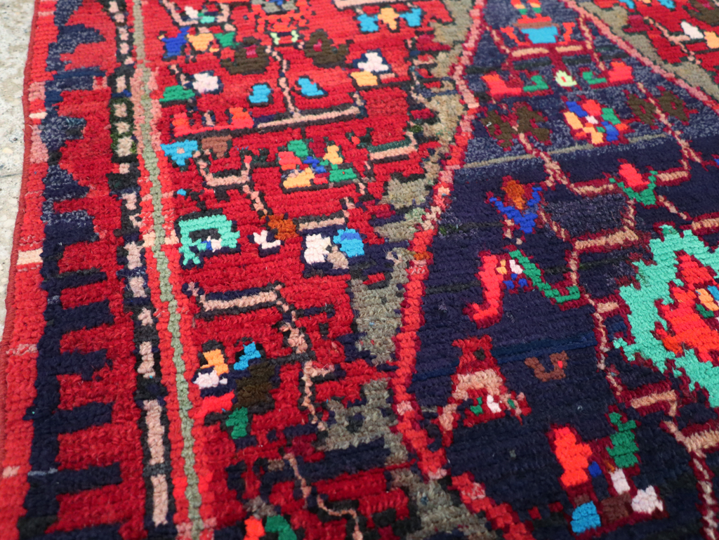 Vintage Persian Hamadan Rug, No.27375 - Gsblank