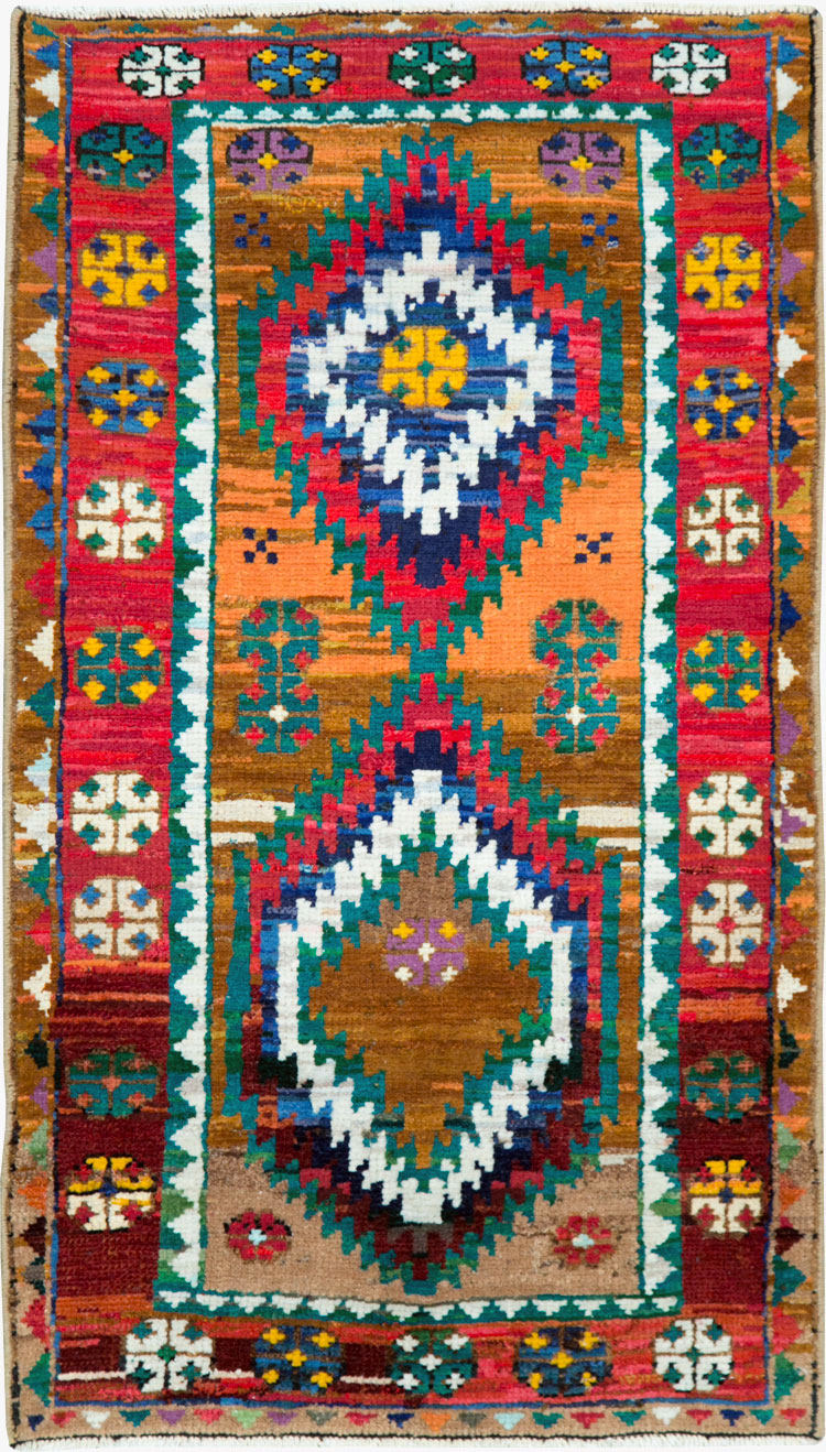 Vintage Persian Malayer Rug, No.27376 - Gsblank