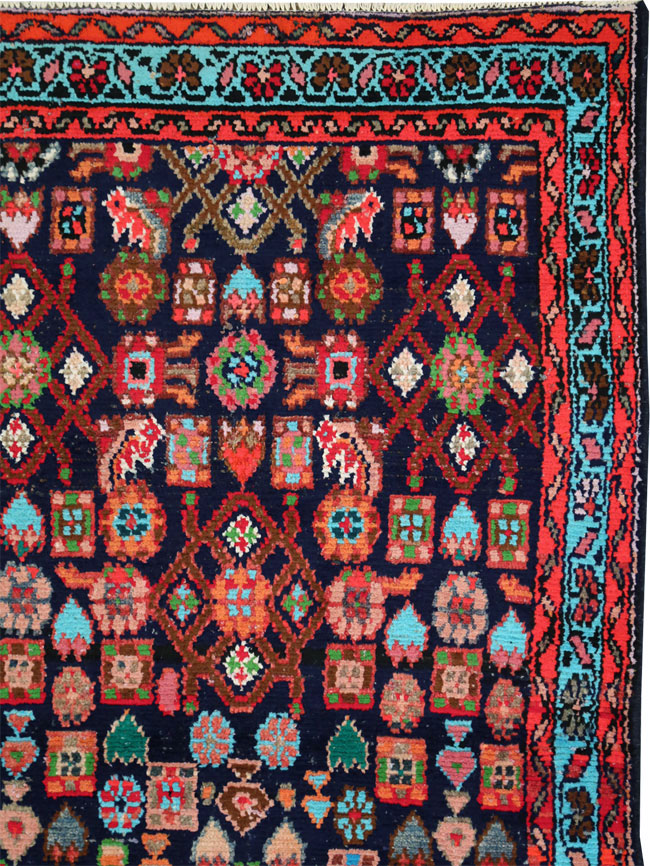 Vintage Persian Hamadan Rug, No.27378 - Gsblank