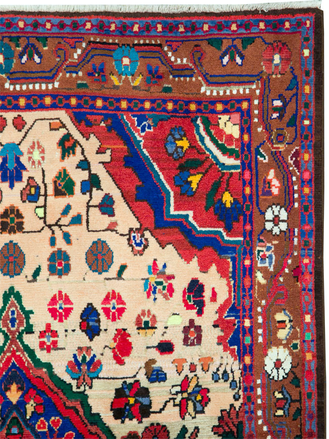 Vintage Persian Malayer Rug, No.27380 - Gsblank