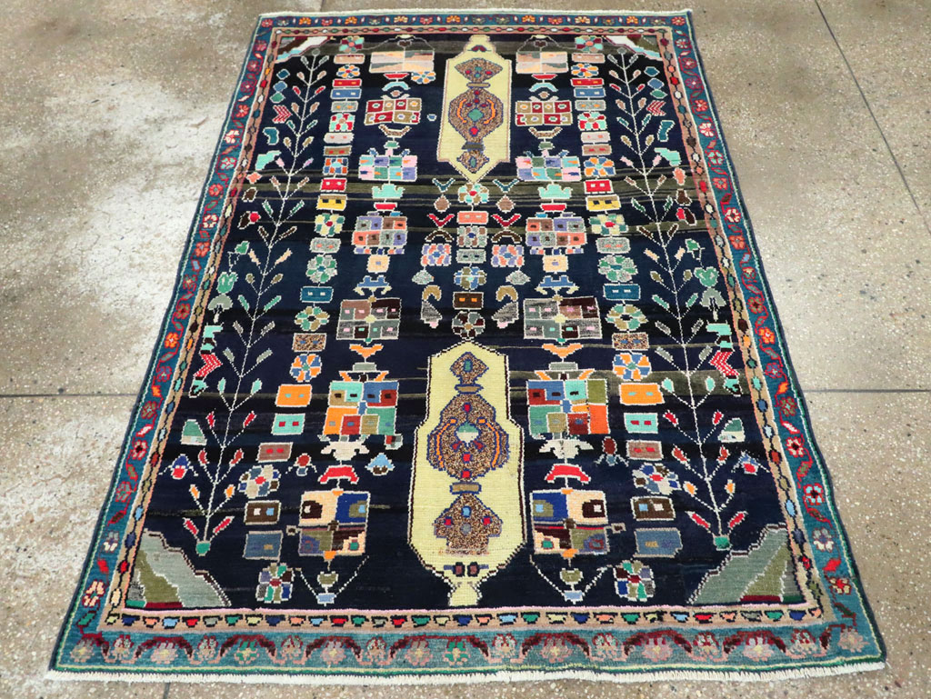 Vintage Persian Malayer Rug, No.27382 - Gsblank