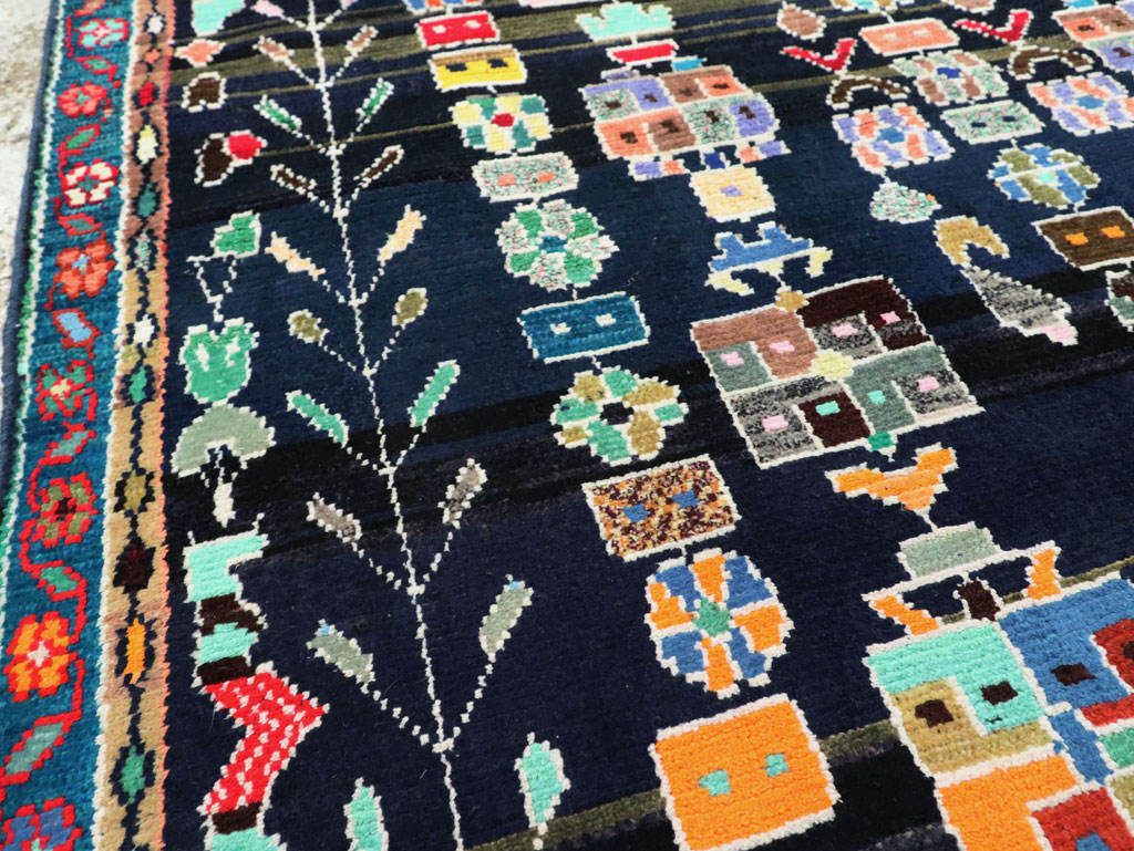 Vintage Persian Malayer Rug, No.27382 - Gsblank