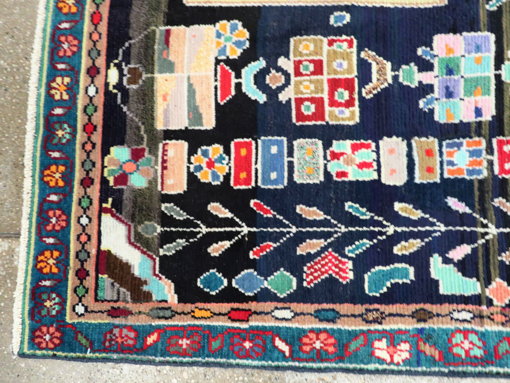 Vintage Persian Malayer Rug, No.27382 - Gsblank