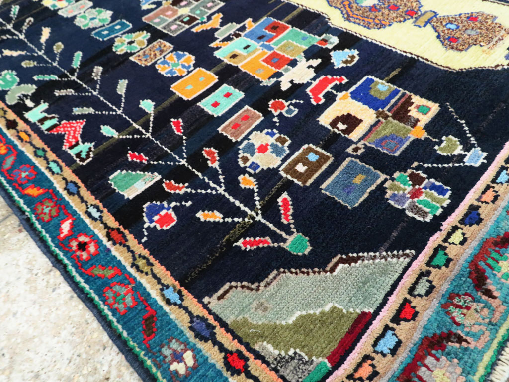 Vintage Persian Malayer Rug, No.27382 - Gsblank