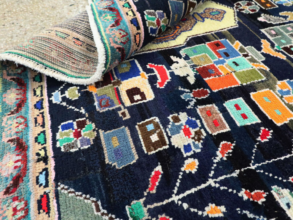 Vintage Persian Malayer Rug, No.27382 - Gsblank