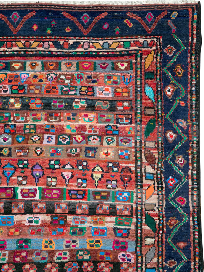 Vintage Persian Hamadan Rug, No.27383 - Gsblank