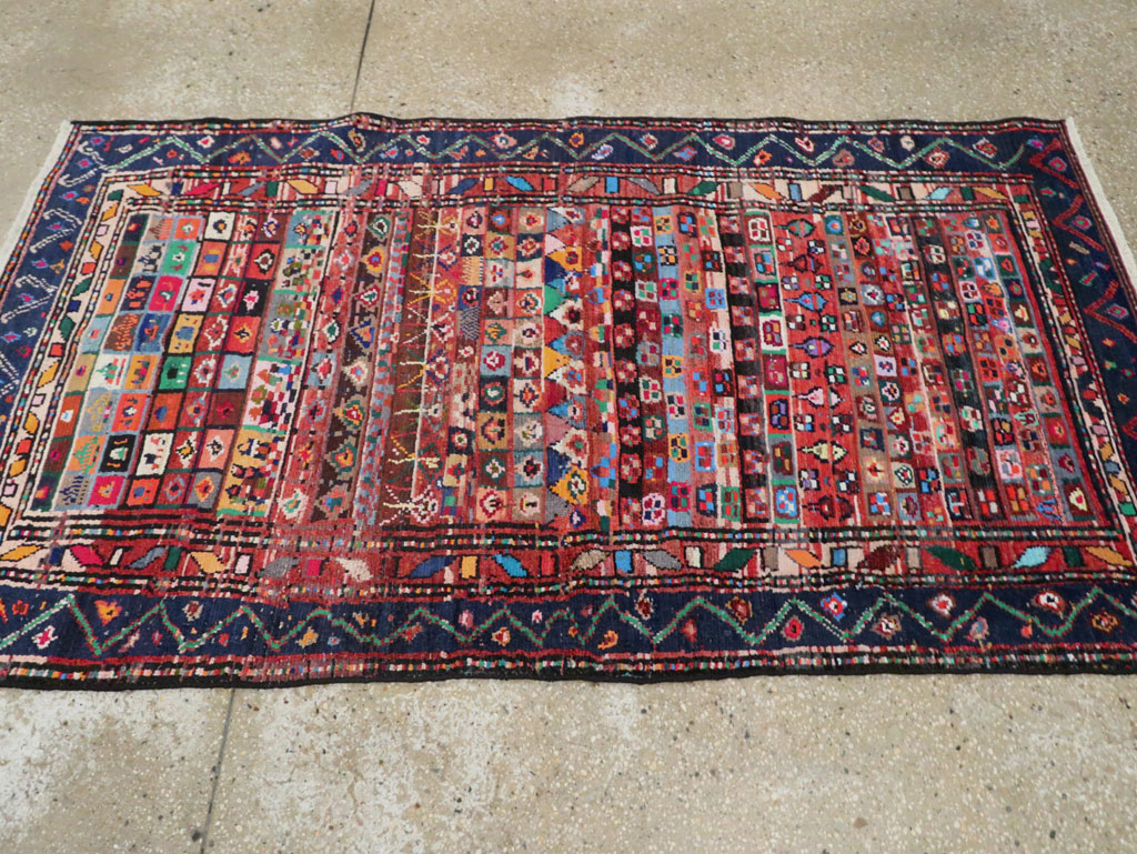 Vintage Persian Hamadan Rug, No.27383 - Gsblank
