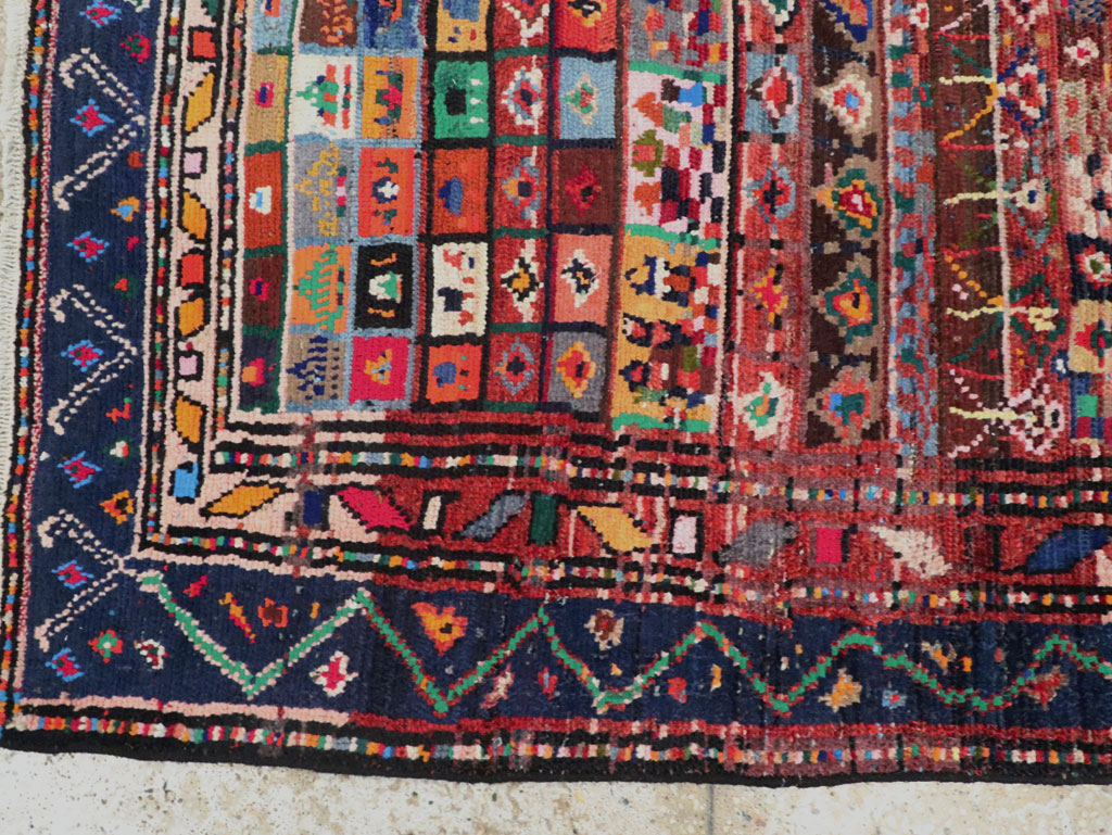 Vintage Persian Hamadan Rug, No.27383 - Gsblank