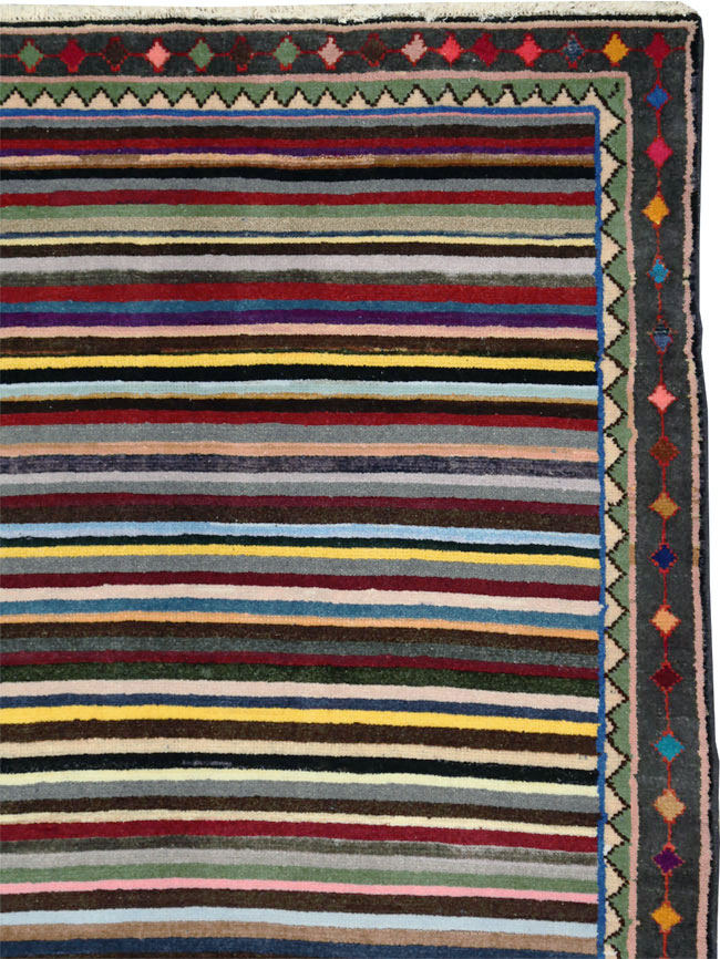 Vintage Persian Kashan Rug, No.27384 - Gsblank