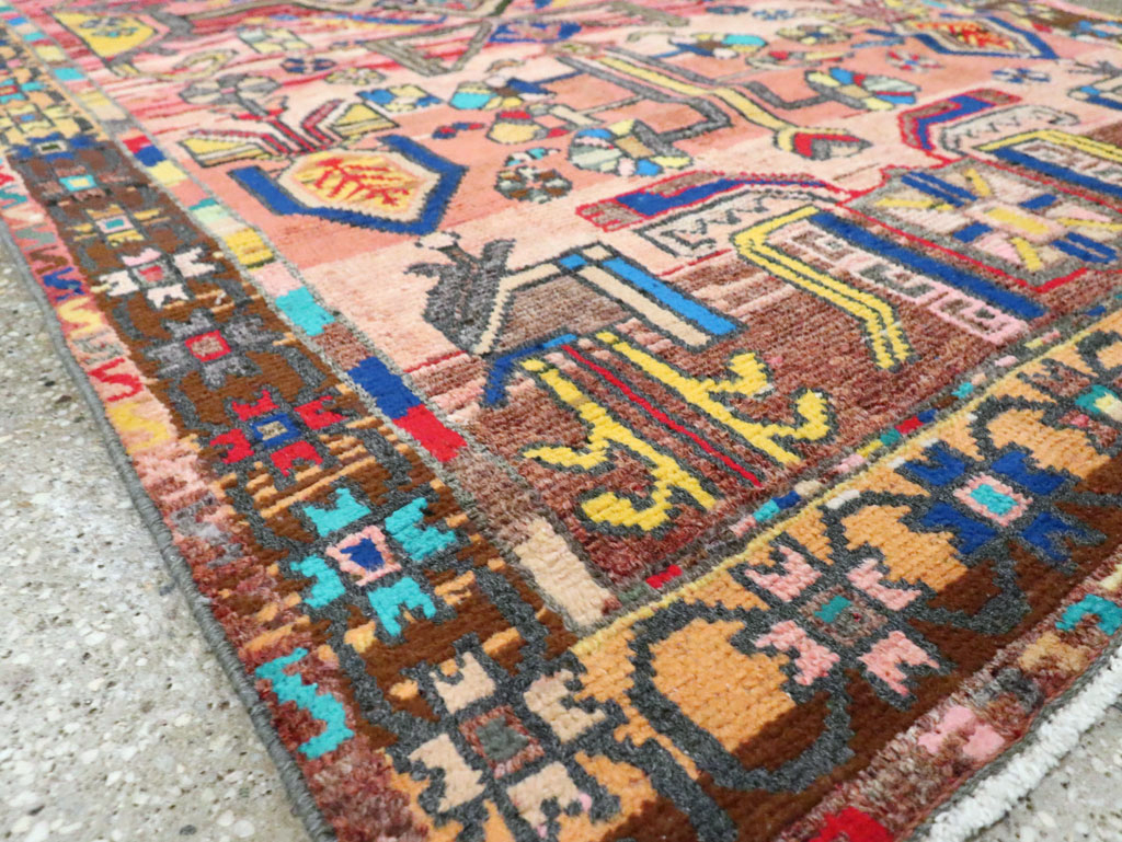 Vintage Persian Hamadan Rug, No.27392 - Gsblank