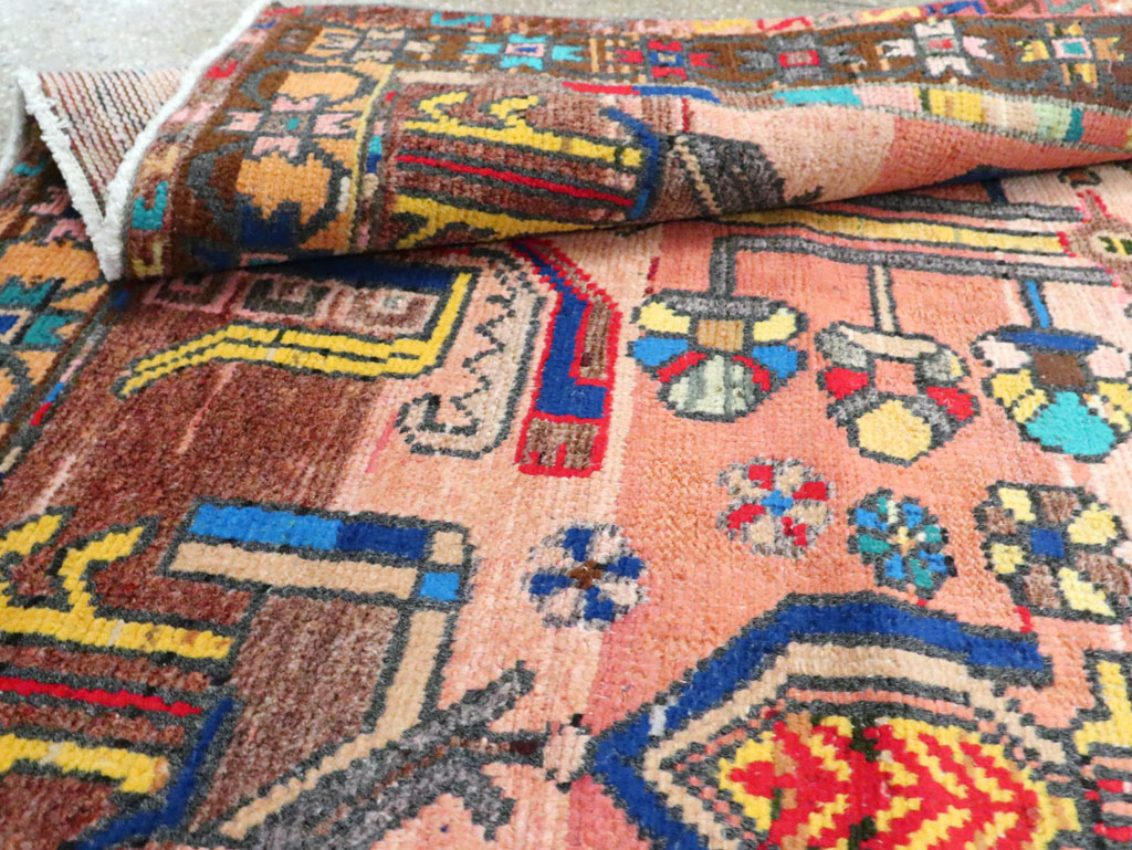 Vintage Persian Hamadan Rug, No.27392 - Gsblank