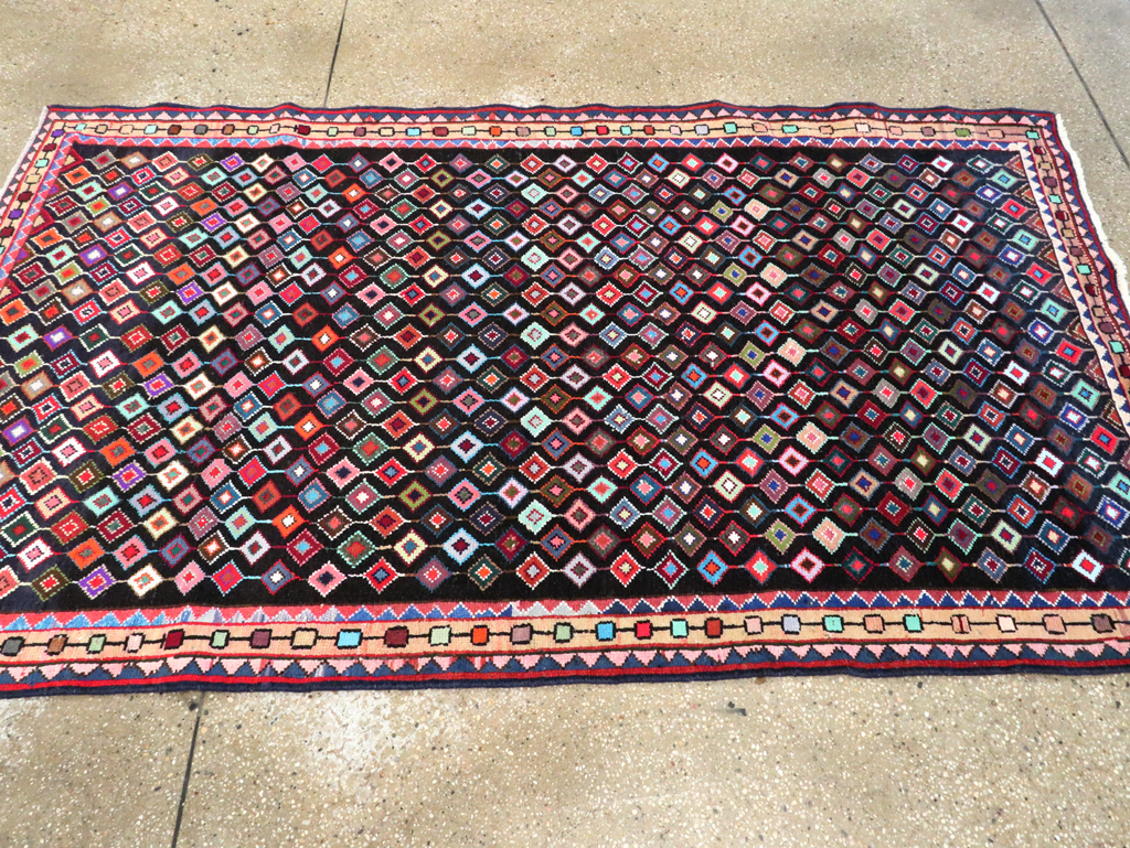 Vintage Persian Hamadan Rug, No.27393 - Gsblank