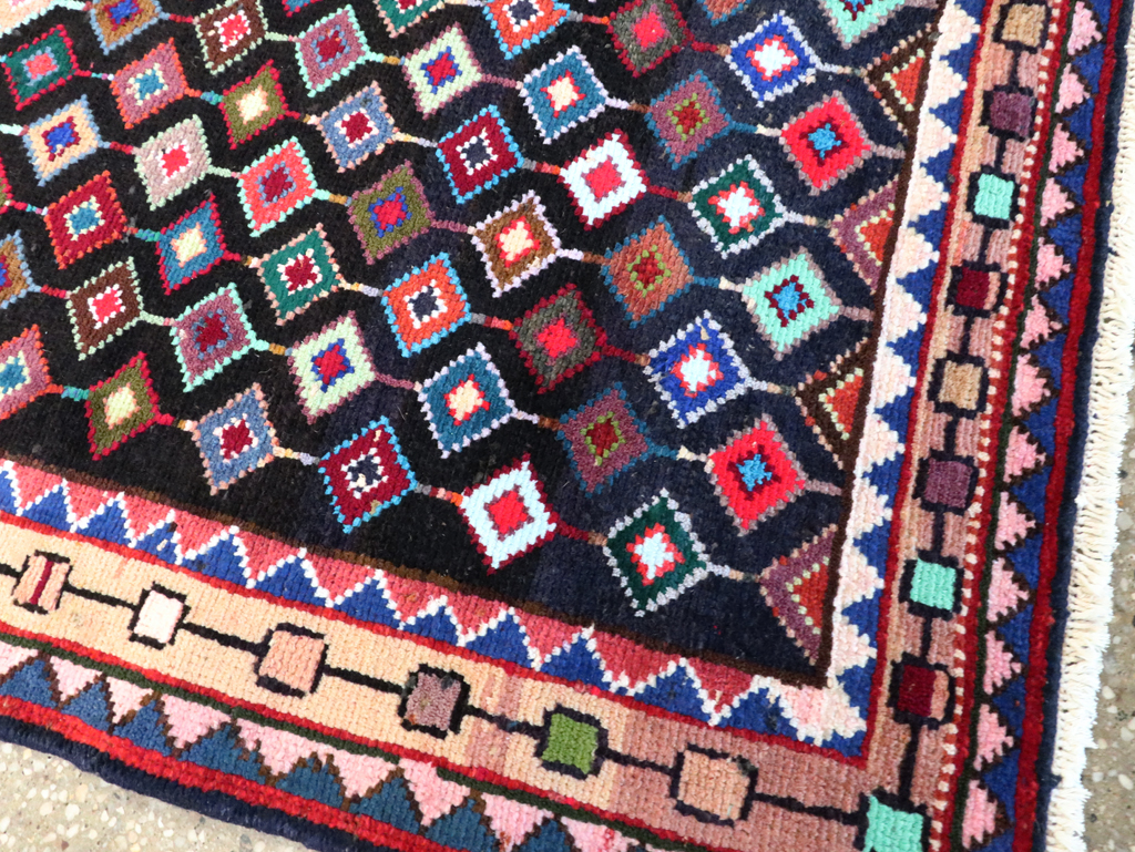Vintage Persian Hamadan Rug, No.27393 - Gsblank