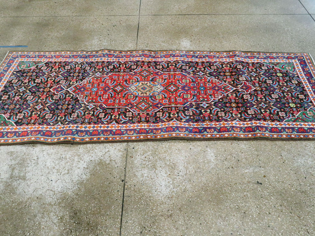 Vintage Persian Hamadan Runner, No.27397 - Gsblank