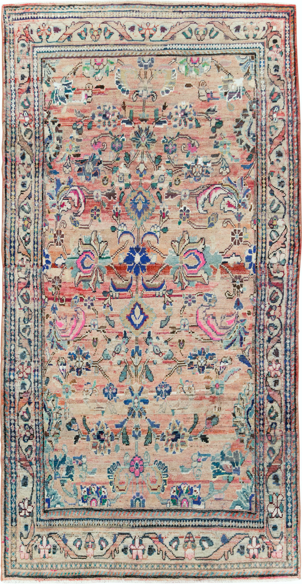 Vintage Persian Mahal Gallery Rug, No.27398 - Gsblank