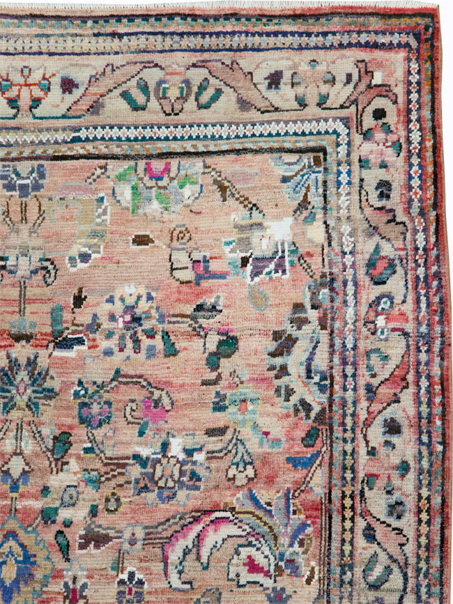 Vintage Persian Mahal Gallery Rug, No.27398 - Gsblank