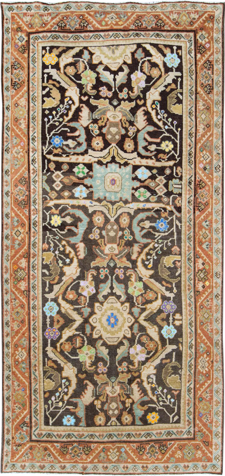 Vintage Persian Mahal Gallery Rug, No.27399 - Gsblank