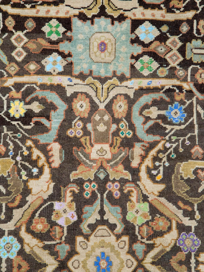 Vintage Persian Mahal Gallery Rug, No.27399 - Gsblank