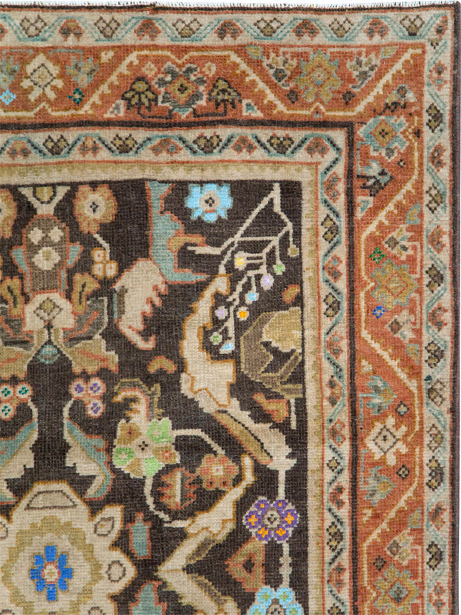 Vintage Persian Mahal Gallery Rug, No.27399 - Gsblank