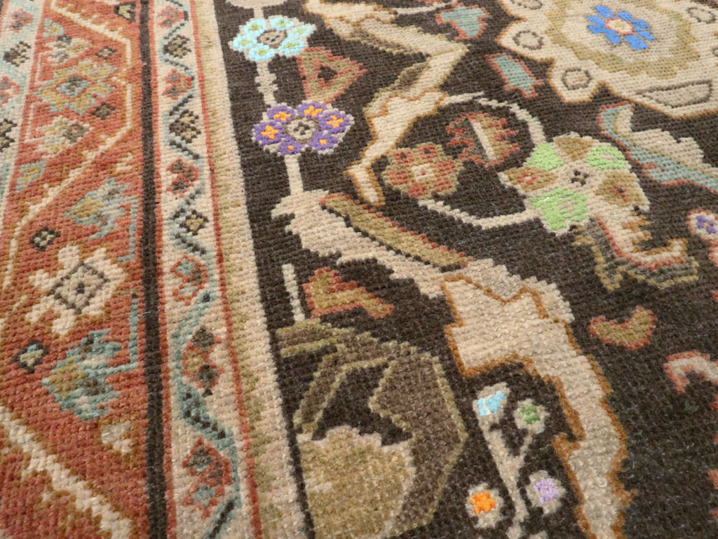 Vintage Persian Mahal Gallery Rug, No.27399 - Gsblank