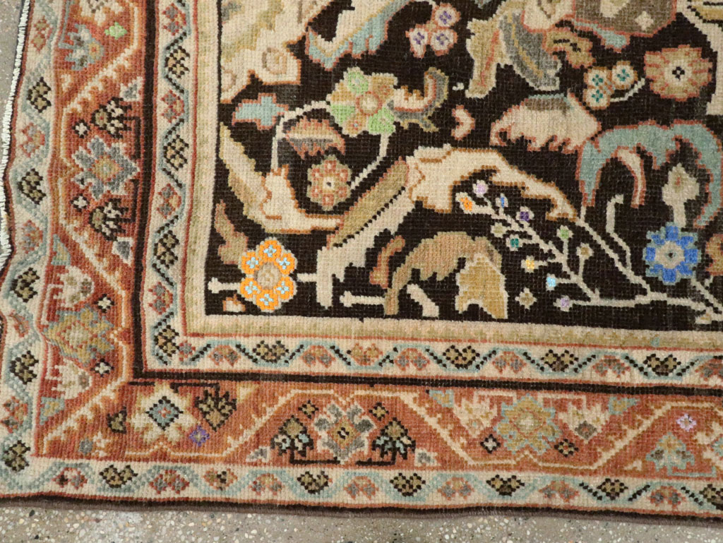 Vintage Persian Mahal Gallery Rug, No.27399 - Gsblank