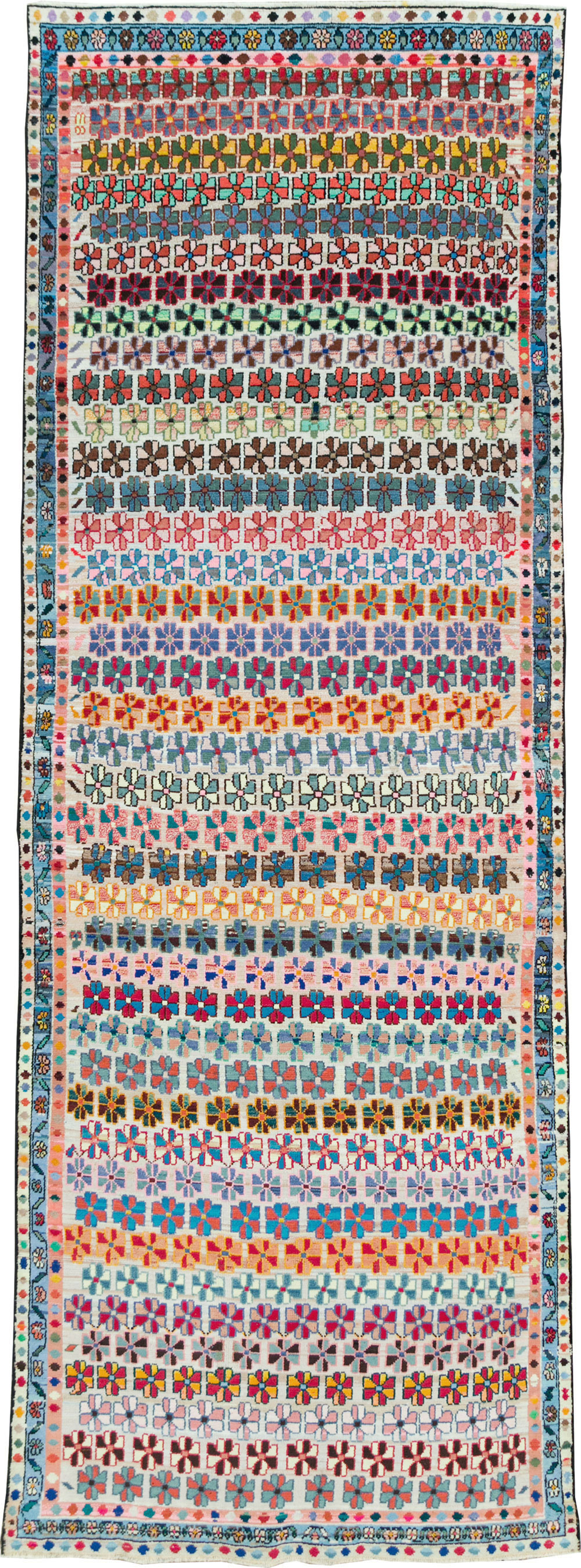 Vintage Persian Hamadan Gallery Rug, No.27406 - Gsblank