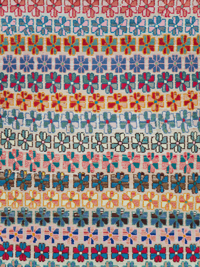 Vintage Persian Hamadan Gallery Rug, No.27406 - Gsblank