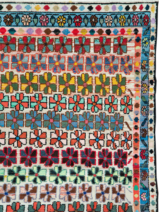 Vintage Persian Hamadan Gallery Rug, No.27406 - Gsblank