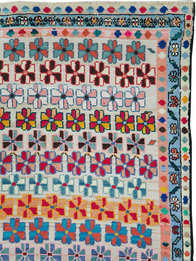 Vintage Persian Hamadan Gallery Rug, No.27406 - Gsblank