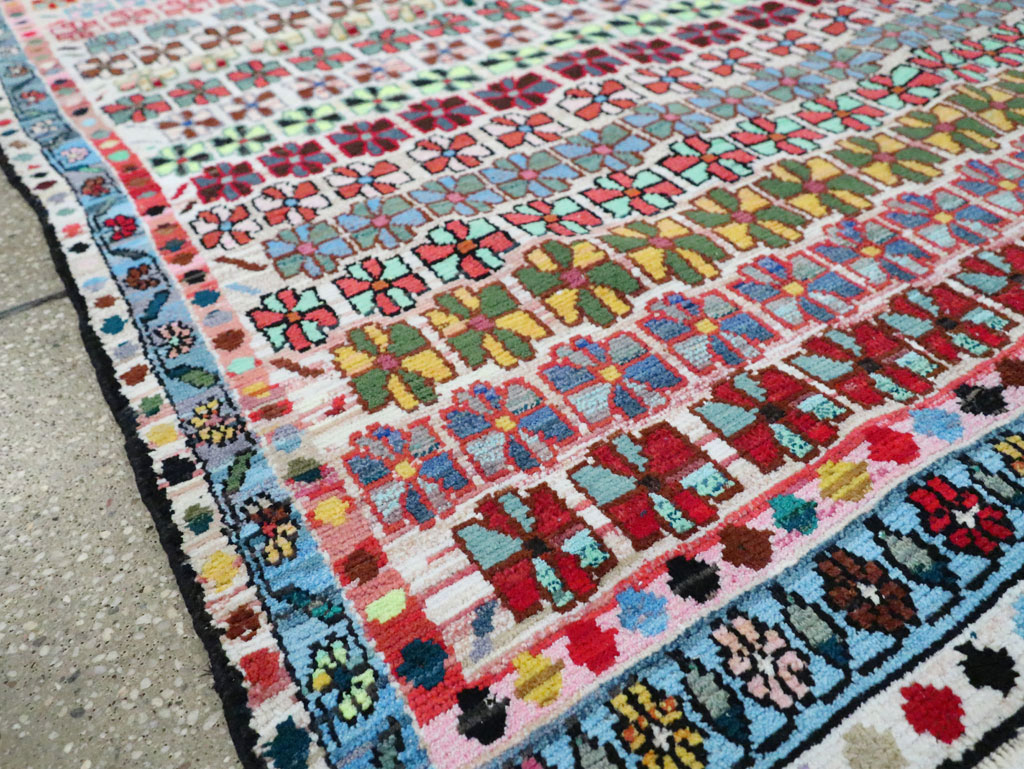 Vintage Persian Hamadan Gallery Rug, No.27406 - Gsblank