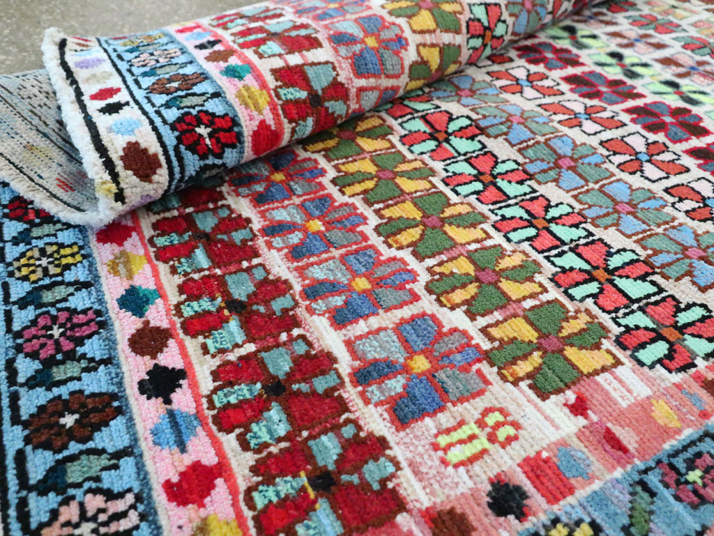 Vintage Persian Hamadan Gallery Rug, No.27406 - Gsblank