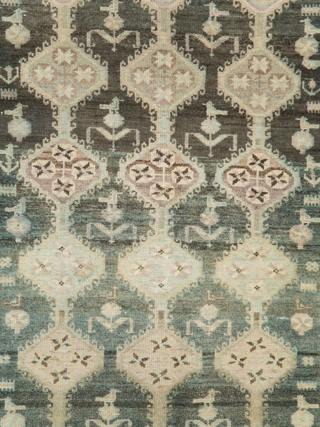 Vintage Persian Kurd Gallery Carpet, No.27418 - Gsblank