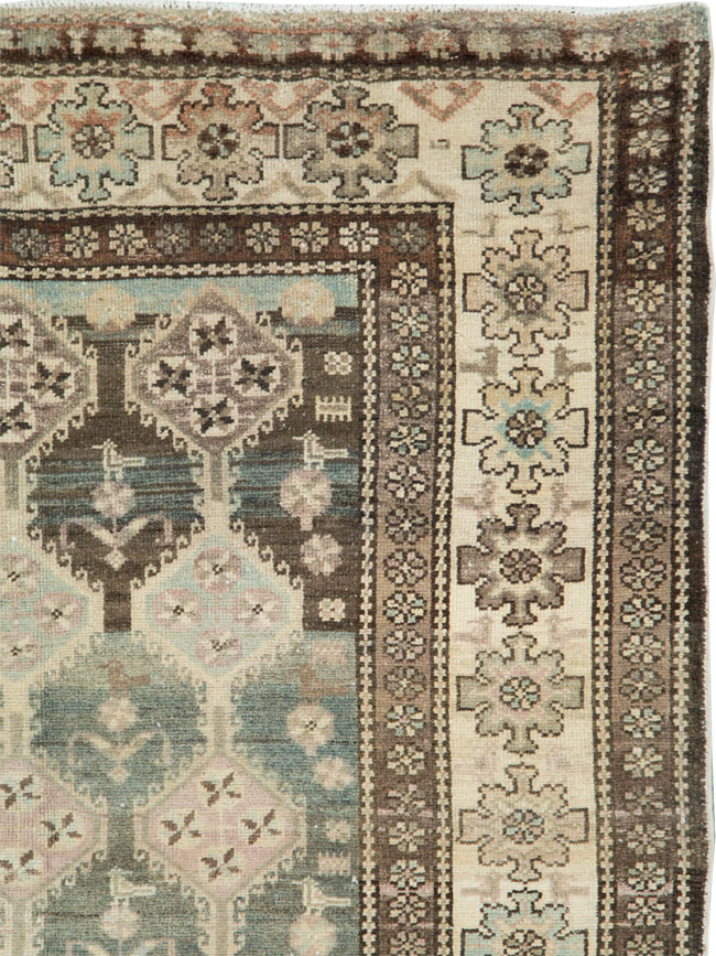 Vintage Persian Kurd Gallery Carpet, No.27418 - Gsblank